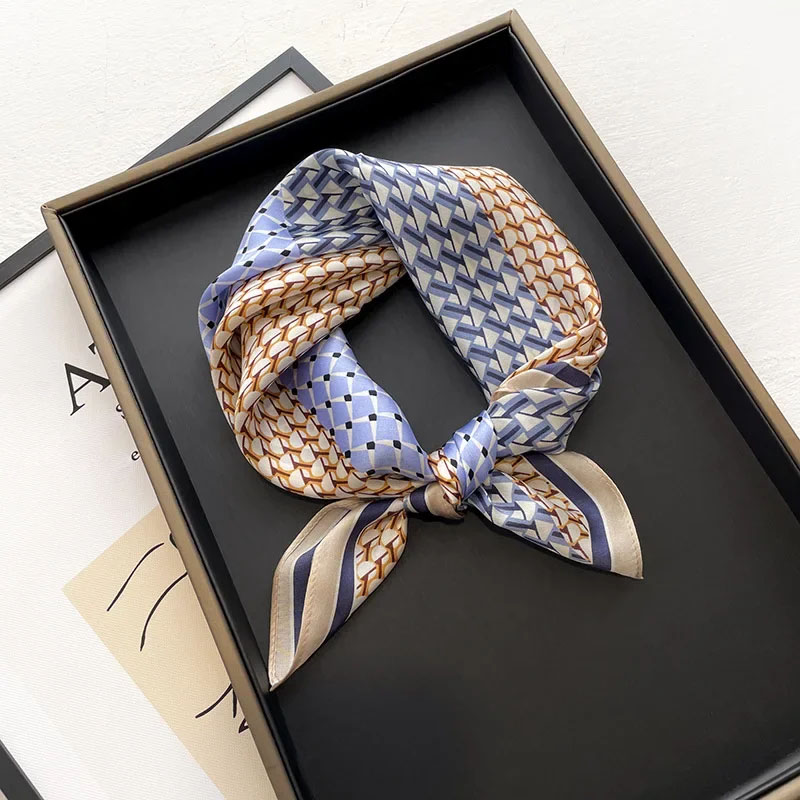 New scarf women spring printed - Scarf Silk Square 评论和价格