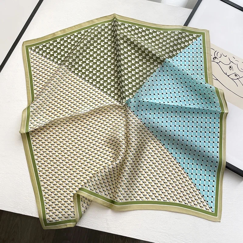 New scarf women spring printed - Scarf Silk Square 评论和价格