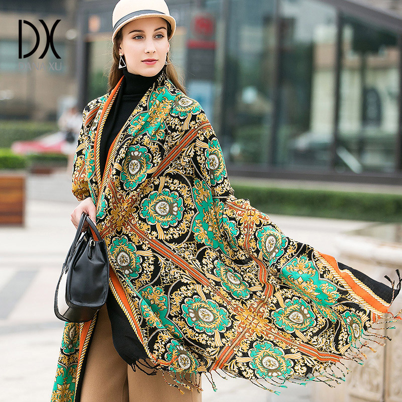 DANA XU 100% Wool Large Shawl  - Pashmina Wrap Large 评论和价格