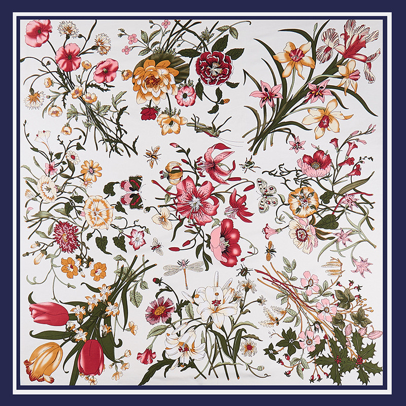 POBING Twill Silk Scarf Women  - Face Scarf Mask 评论和价格