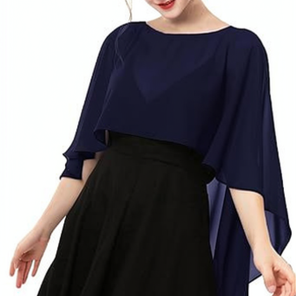 Women Fashion Chiffon Shawl El - Stole Wedding Shawl 评论和价格