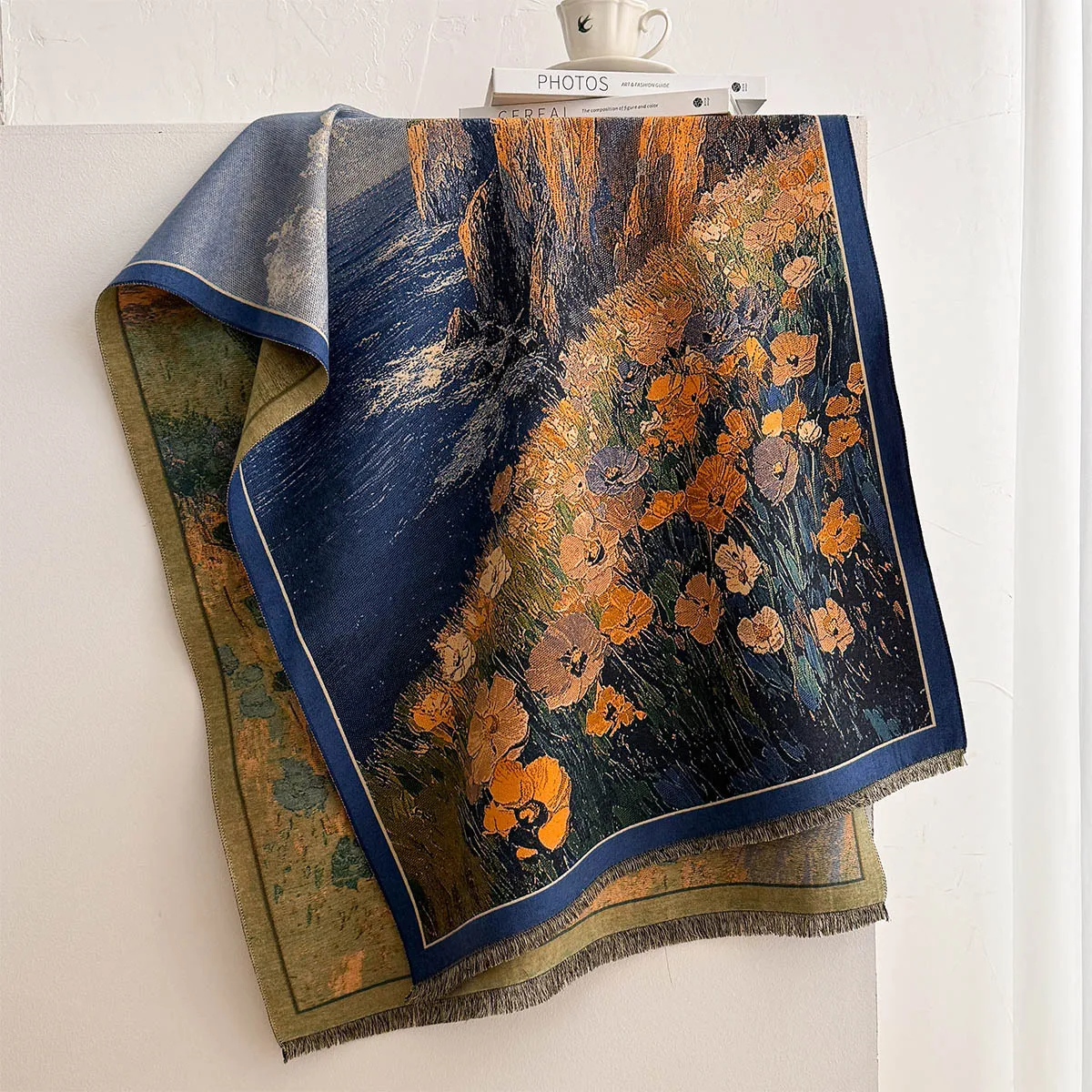 Imitation Cashmere Scarf For W - Pashmina Wrap Large 评论和价格