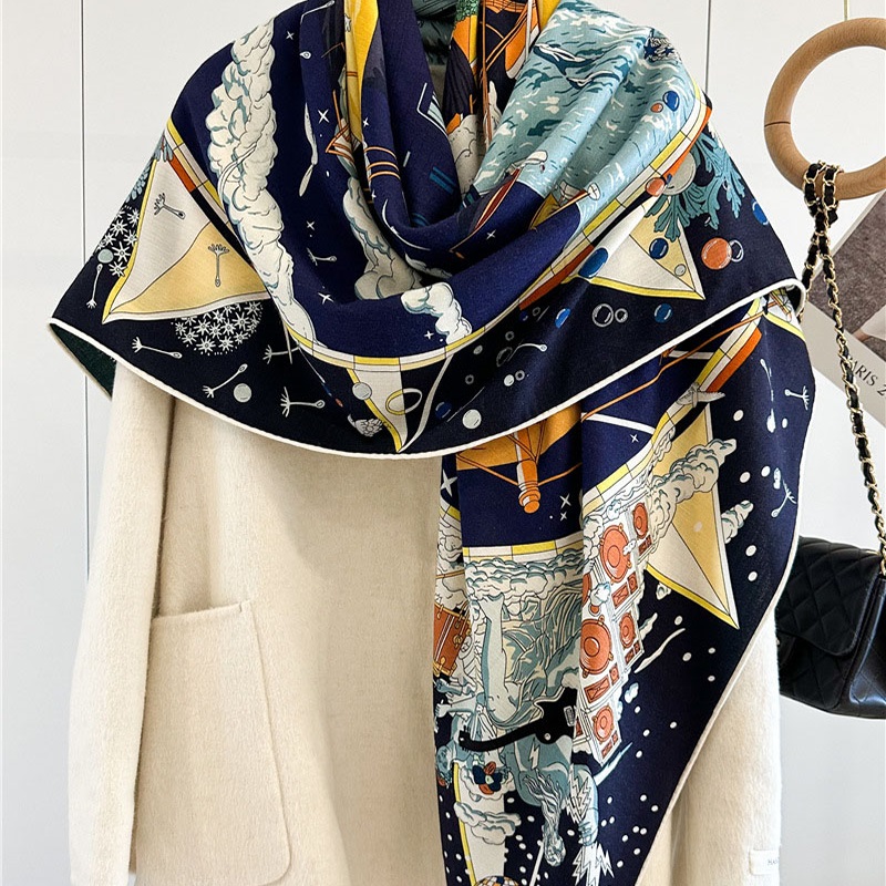 Womens Luxury Wool Blanket Sca - Woven Scarf Blanket 评论和价格
